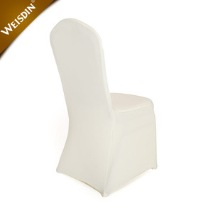 vendita calda ad alta qualità <span class=keywords><strong>universale</strong></span> bianco spandex copertura della sedia di banchetto di nozze - Product Image 4