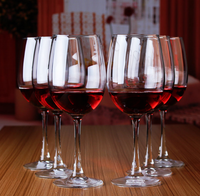 Verre à boire en cristal de 465 ml, gobelet en verre, verrerie