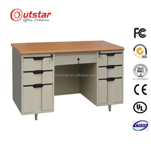 <span class=keywords><strong>Pas</strong></span> <span class=keywords><strong>cher</strong></span> métal <span class=keywords><strong>ordinateur</strong></span> <span class=keywords><strong>imprimante</strong></span> de bureau étude bureau table avec multi-tiroirs - Product Image 3