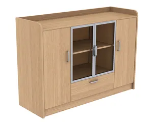 Latest designs high quality wooden designs tea cabinet