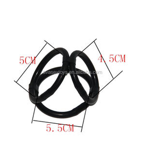 Silicone <span class=keywords><strong>Triple</strong></span> <span class=keywords><strong>Cock</strong></span> Ringen Van <span class=keywords><strong>Triple</strong></span> Penis Ringen