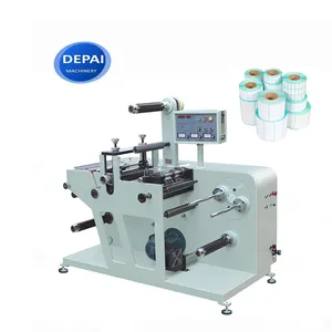 Diri Perekat Kosong Label Menggorok Rotary Die Cutting Machine dengan Menara Rewinder