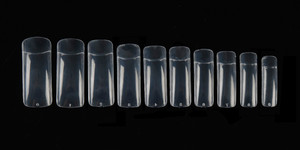 Fengshangmei ABS materiales artificial fake <span class=keywords><strong>medias</strong></span> de la cubierta extremidad del clavo 100 unids - Product Image 2