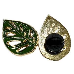 Tùy Chỉnh Chất Lượng Cao Lá Kim Loại Vàng Mềm Men Ve Áo Pins - Product Image 2