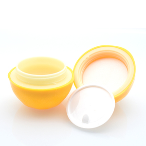 Gratis Sampel Wadah Kosmetik Plastik 30 Ml 1 Oz, Botol Plastik Bentuk Buah 30 Ml untuk Krim Perawatan Kulit