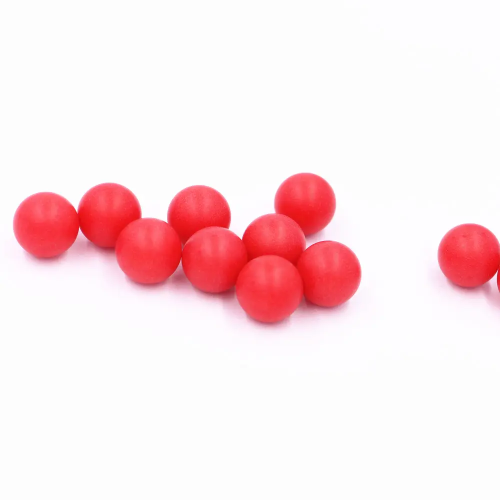 1/4 אינץ 6.35mm הולו אדום פלסטיק פוליפרופילן לצוף כדור למכירה