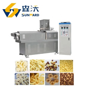 Twin-máy đùn trục vít ngô lọn tóc máy hành tây nhẫn làm máy đùn - Product Image 4