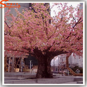 Gros grande artificielle intérieure <span class=keywords><strong>cherry</strong></span> blossom arbre faux de soie cerisier - Product Image 5