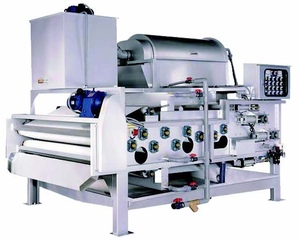 DNY 1000 Belt filter press integrated with drum thickening system