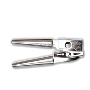 Ouvre-boîtes manuel en acier inoxydable avec logo gravé au laser couleur personnalisée Catégorie de produits Ouvre-boîtes - Product Image 1