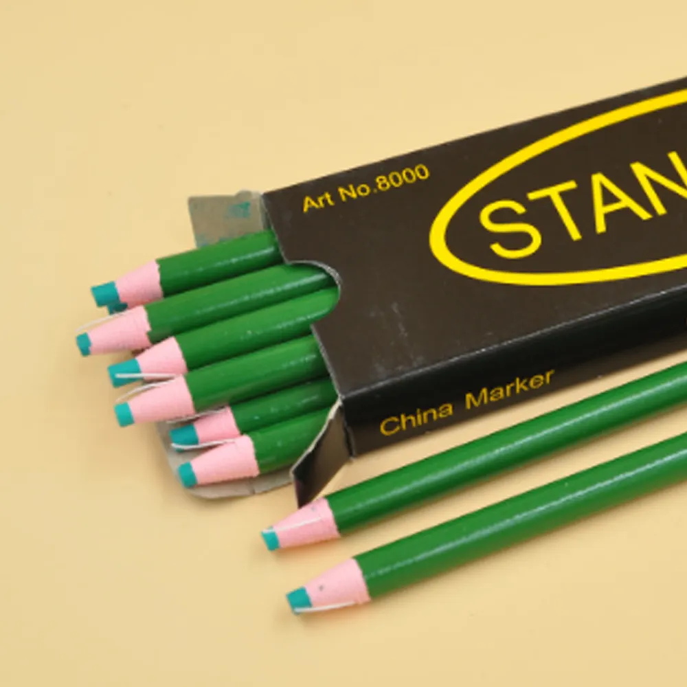 Fournisseur d'origine colorés dermatographe crayons pour la surface métallique, bonne qualité cire crayon, crayon automatique