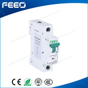Pv sistema de carril din 2 <span class=keywords><strong>p</strong></span> 10a 100 v interruptor del aire disyuntor dc corriente directa de energía solar - Product Image 2