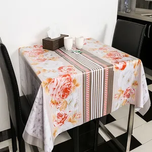 non woven round plastic custom table cover tablecloth