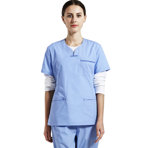 <span class=keywords><strong>Divisa</strong></span> Medica Estiva <span class=keywords><strong>da</strong></span> Donna per Infermiere, 65% Poliestere 35% Cotone, Tessuto Resistente e Resistente al Cloro - Product Image 5