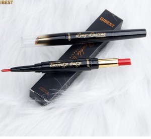 QIBEST-pintalabios rojo mate para <span class=keywords><strong>mujer</strong></span>, cosméticos, maquillaje, resistente al agua, larga duración, romántico, Belleza - Product Image 2