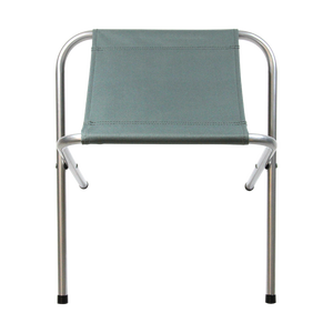 Tabouret pliable léger et portable pour le camping, la randonnée, le pique-nique, la chasse, la pêche, avec poteau en acier et tissu Oxford 600D gris - Product Image 2