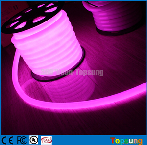 Lumière ronde <span class=keywords><strong>LED</strong></span> rose de 25 mm, lumière <span class=keywords><strong>LED</strong></span> flexible néon à 360 degrés, rouge, jaune, <span class=keywords><strong>bleu</strong></span>, vert, blanc - Product Image 3