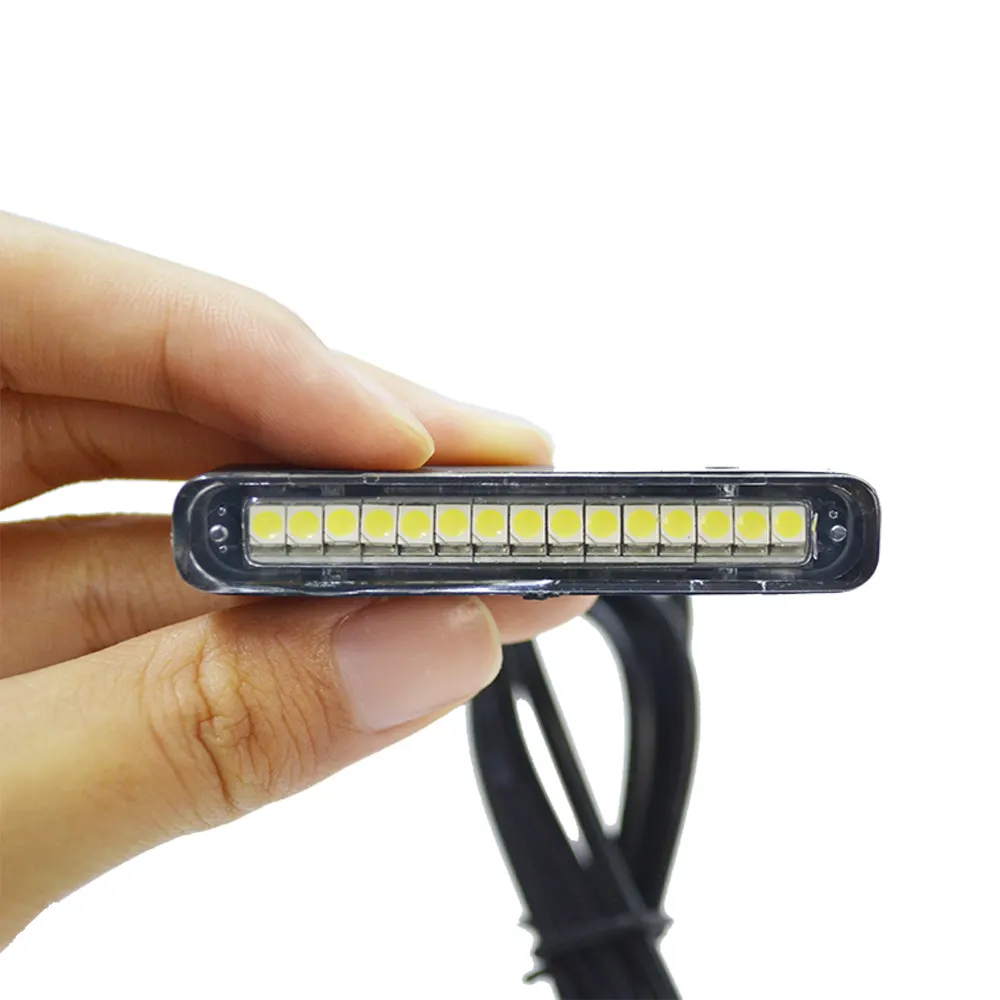 15 PC Impermeabile di Bianco LED Luce Della Targa Del Motociclo Auto di Backup Della Coda del Freno Luce