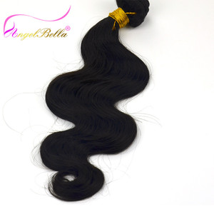 Angelbella pelo indio extensiones proveedor por mayor de materia prima sin procesar Virgen pelo humano indio Natural - Product Image 3