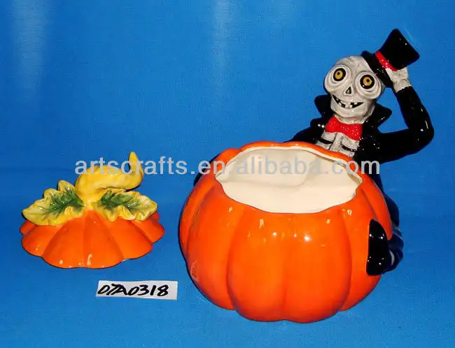 2013 Halloween pumpkin with ceramic box