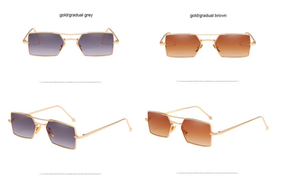 Nouvelle Arrivée lunettes de Soleil À La Mode <span class=keywords><strong>Double</strong></span> <span class=keywords><strong>Pont</strong></span> Lunettes de Soleil Carré Océan Lunettes - Product Image 2