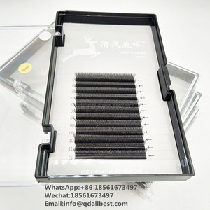 Venta al por mayor hecho a mano <span class=keywords><strong>grupo</strong></span> YY estilo pestañas Premade Fan de extensiones de pestañas Etiqueta Privada - Product Image 3