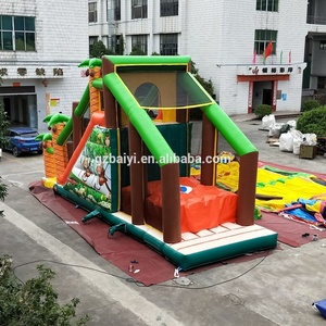 Château gonflable pour enfants et adultes <span class=keywords><strong>2019</strong></span>, avec toboggan et obstacles, en vente - Product Image 2