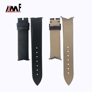 Diseñador de la marca 17mm Accesorios correa de reloj de satén negro para Piaget Limelight correas de reloj intercambiables correa para reloj de pulsera - Product Image 1