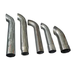 Polished finish 5 inch 6 inch 8 inch Stainless Steel Truck Stacks Diesel Exhaust