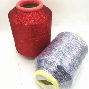 Yarn Metallic Hilo Lurex MX Type Glitter Thread for Weaving Knitting Manufacturer Gold Polyester / Nylon / Metallic Color Book