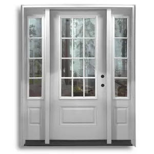 Prehung Fiberglass Exterior Front Door With Glass