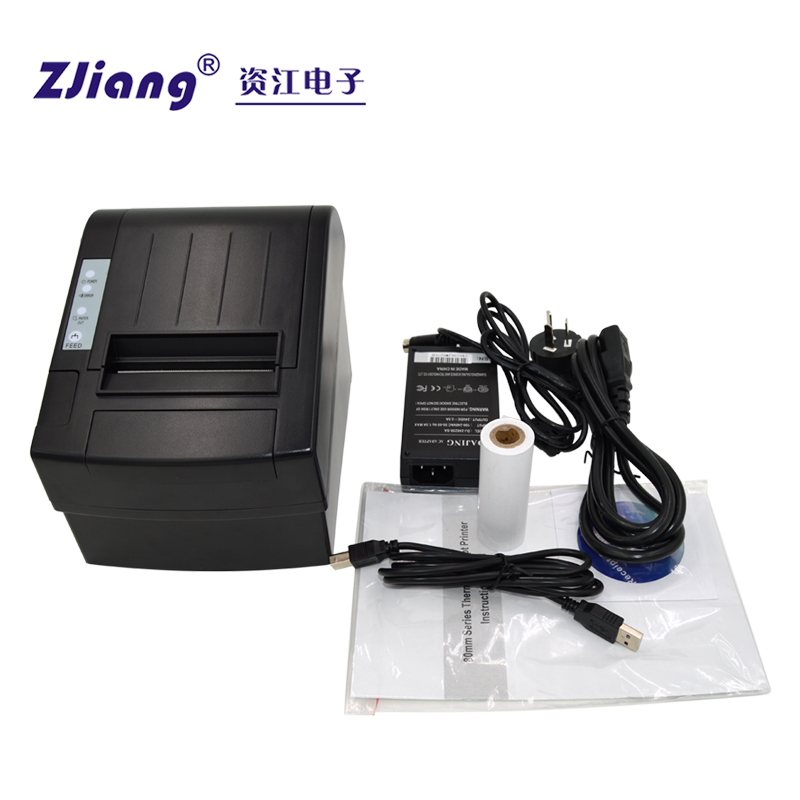 80mm USB LAN RS232 Bluetooth POS Printer Wireless Receipt Printer For Supermarket