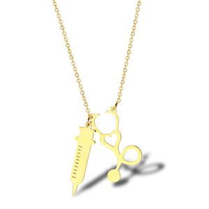 Tetoscopio EW yringe 18K, antiguo - Product Image 1