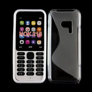 Coque de téléphone portable pour Nokia 215, étui en TPU, souple, ligne S