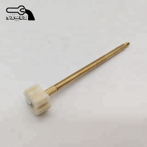 No.35050 50 pièces. 223cal / 5.56mm tampons de nettoyage de chambre étoile en laine <span class=keywords><strong>avec</strong></span> connecteur à vis en laiton personnalisable OEM - Product Image 4