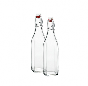 8oz 16oz rõ ràng chai thủy tinh estilo Swing <span class=keywords><strong>Top</strong></span> Hình vuông con dấu dọn dẹp <span class=keywords><strong>Top</strong></span> chai bán số lượng lớn cho Tequila sử dụng - Product Image 4