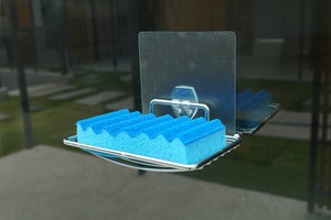 Porte-savon mural auto-adhésif en acier inoxydable et porte-savon de salle de bain Outils pliables écologiques - Product Image 4