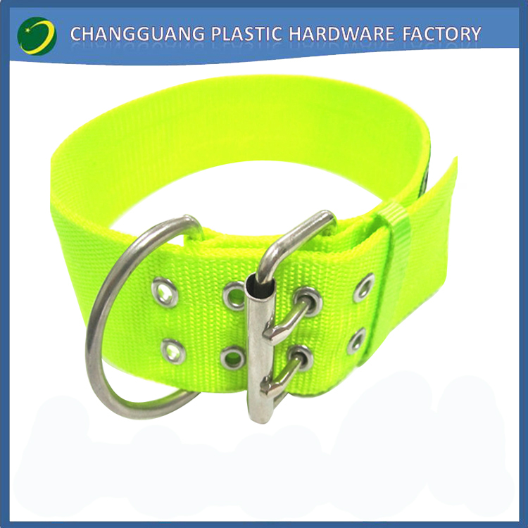 2 Дюймов Обычный Пластиковый Покрытием Нейлоновый Ошейник С Прочной Металлической Пряжкой