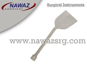 Ciseau à vertèbres lame coudée de 76mm approuvé CE Instruments orthopédiques personnalisés en acier inoxydable de qualité supérieure - Product Image 2