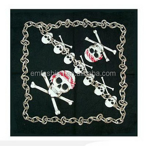 Nuovo Design 12 ps/Bag bandane Hip Hop stampate con <span class=keywords><strong>teschio</strong></span> nero accessorio multifunzionale in cotone 100% per uso esterno - Product Image 6