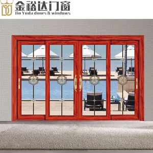 China custom toilet aluminium glass sliding doors aluminum alloy titanium magnesium alloy mute door partition door