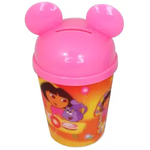 China Professional Manufacture 3D Lenticular Cute Plastic Red Kids Cup With Straw