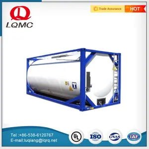 truck easily transport store acid 20ft iso tank container