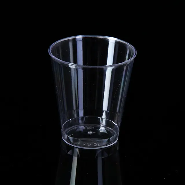 Wholesale 1.5 oz PS clear plastic disposable cup