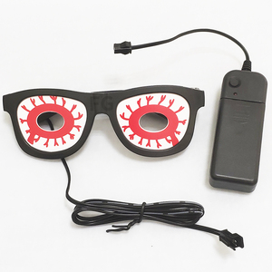 Gafas LED de Fiesta con Panel EL de PVC, Iluminación con Efecto Ecualizador, Novedad - Product Image 2