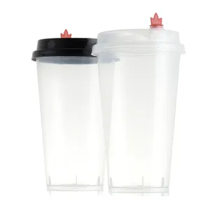 無料サンプル500 ml 500mlプラスチックカップの使い捨てppインジェクションカップ