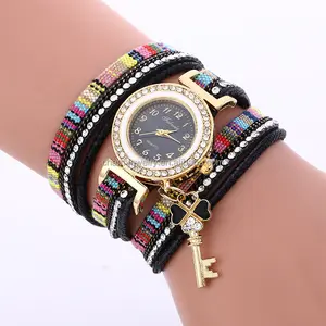 Montre-Bracelet portefeuille pour filles, style BOHO, Chic, nouveau, à la mode, 2017, BWL278