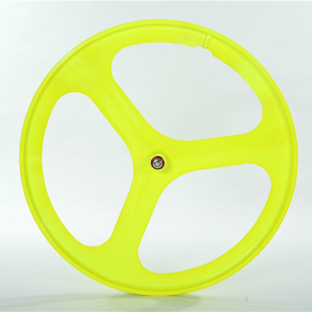 700C 3 spoke lightest strongest magnesium alloy bike wheel /fixed gear type hub bike wheel