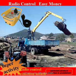 Mini iniciar crane con remolque de madera de la grúa bosque crane alta calidad de radio control remoto venta - Product Image 1