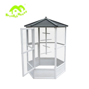 Item -BC-1500 ucuz kuş kafesi ahşap kuş kafesi açık, dekoratif kuş kafesleri toptan, toptan evcil hayvan aksesuarları - Product Image 3